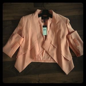BCBG cropped blazer.